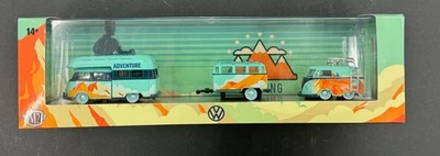 M2 Machines Auto Hauler 85 1959 大众双驾驶室卡车 1960 大众送货 Van  — 第 1/2 张图片