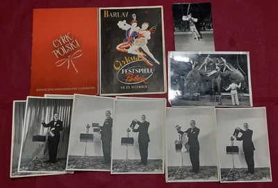 Alte Zirkus Fotos + Programme + Variete-Künstler 50ziger Jahre  Konvolut - Bild 1 von 4