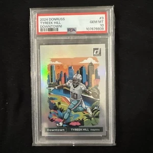 2024 PANINI DONRUSS DOWNTOWN! #3 TYREEK HILL PSA 10 - Picture 1 of 2