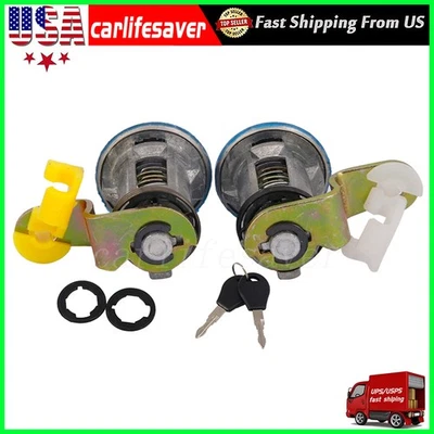 New Door Lock Set w/ key Fit for 1984-1998 Nissan Pickup 80600-01G25 80601-01G25 Foto 1 de 4