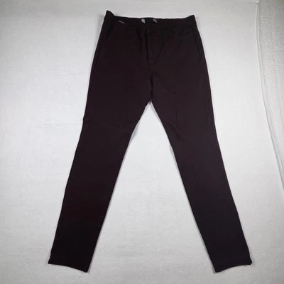 Kut From The Kloth Mia Skinny Ankle Pants Sz 12 Maroon Stretch Comfort - Image 1 of 4