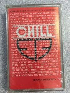 Chill E.B. - Menace To Society & Confusion Cassette Tape (Sealed) 1992 - Picture 1 of 2