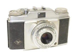 Vintage Agfa Silette L 35MM camera with Apotar 1:3.5 45mm Lens & Leather Case - Picture 1 of 12