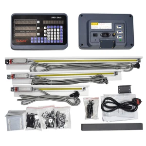 Kit de molino de pantalla DRO de lectura digital de 3 ejes escala lineal ToAuto 18"" 20"" 40"", EE. UU. - Imagen 1 de 10