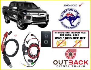 VSC / ABS / TRACTION CONTROL OFF to suit Mitsubishi Triton MQ MR 2016-2022 - Picture 1 of 9