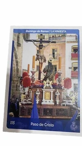 Holy Cards Sevilla 2024Número 115 La Hiniesta Paso De Cristo - Imagen 1 de 1