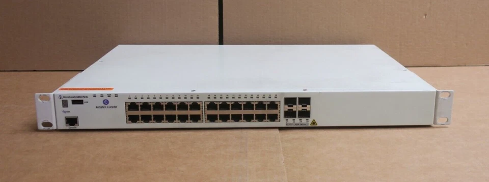 Alcatel-Lucent OmniSwitch OS6850-P24L PoE 20x 10/100 RJ45 & 4x SFP/RJ45 Switch - Image 1 of 4