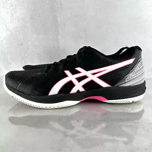 Asics Solution SWIFT FF Women's 10 Tennis Black Court Shoes Sneakers Athletic - Picture 1 of 16