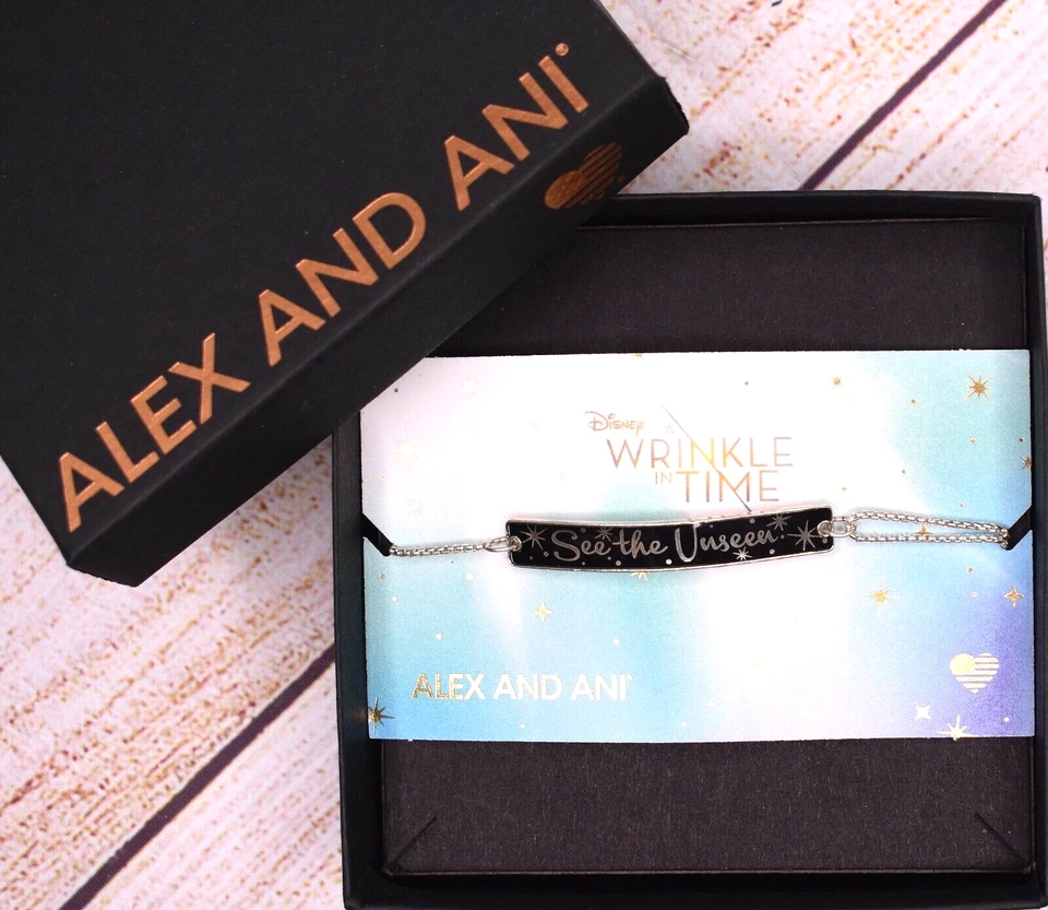 Alex and Ani Disney Wrinkle in Time See The Unseen 925 Sterling Bracelet