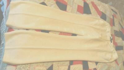 全新 Kenneth Cole NY On The Slim Side 珍珠白色弹力正装裤 女式 8 全新带标签 — 第 1/4 张图片