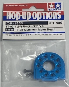 NEW IN PACKAGE TAMIYA 54558 TT-02 ALUMINU MOTOR MOUNT  - Picture 1 of 3