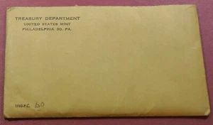 1960 US Mint 5 Coin Sealed Unopened Proof Set Silver Half Dollar PF PR Estate - Picture 1 of 2