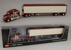 DCP 1:64 *RED & BEIGE* Kenworth T660 Flattop w/53' Utility Reefer Trailer NIB - Picture 1 of 6