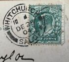 Whitchurch Salop 1904 Xmas Day Cancel On Shrewsbury On The Severn Postcard