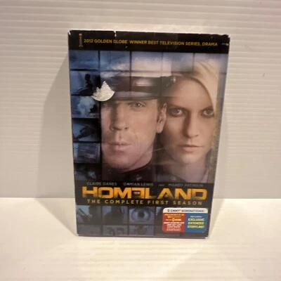 Homeland The Complete First Season DVD Claire Danes Damien Lewis New Sealed  - Image 1 of 4