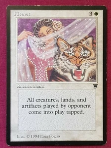 Magic The Gathering LEGENDS KISMET white card MTG - Picture 1 of 2