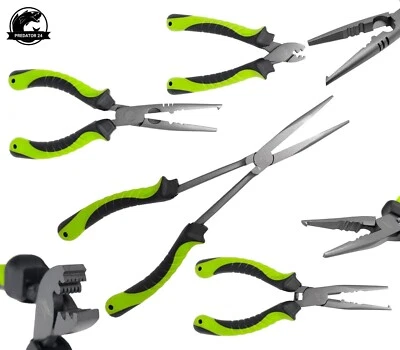 Sprenringzange Lösezange Hakenlöser Quetschhülsenzange Sprengring Angelzubehör  - Bild 1 von 4