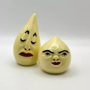 Vintage Retro 1950's MCM Anthropomorphic DRIP & DROP Salt & Pepper Shakers - Picture 1 of 7