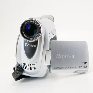 Canon ZR100 MiniDV Video Camcorder 20x Optical Zoom REMOVE CASSETTE ERROR - Picture 1 of 7