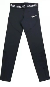 Nike Pro Tight Fit Black Leggings Big Kids Girls AQ9042-010 - Picture 1 of 3