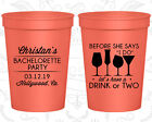 Bachelorette Party Favor Cups Cup Favors (60064) Before She Says I Do