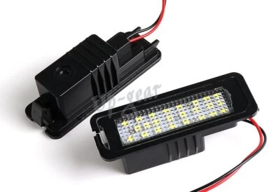 Luces LED blancas de matrícula para Porsche Cayman/Boxster/Macan 95B 6000K Foto 1 de 4