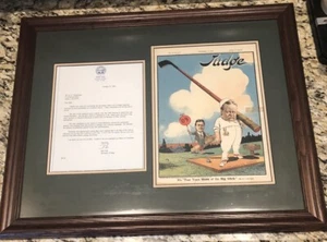 Ohio Governor Bob Taft Signed Letter Framed & Matted. William Taft. Judge Golf - Picture 1 of 12