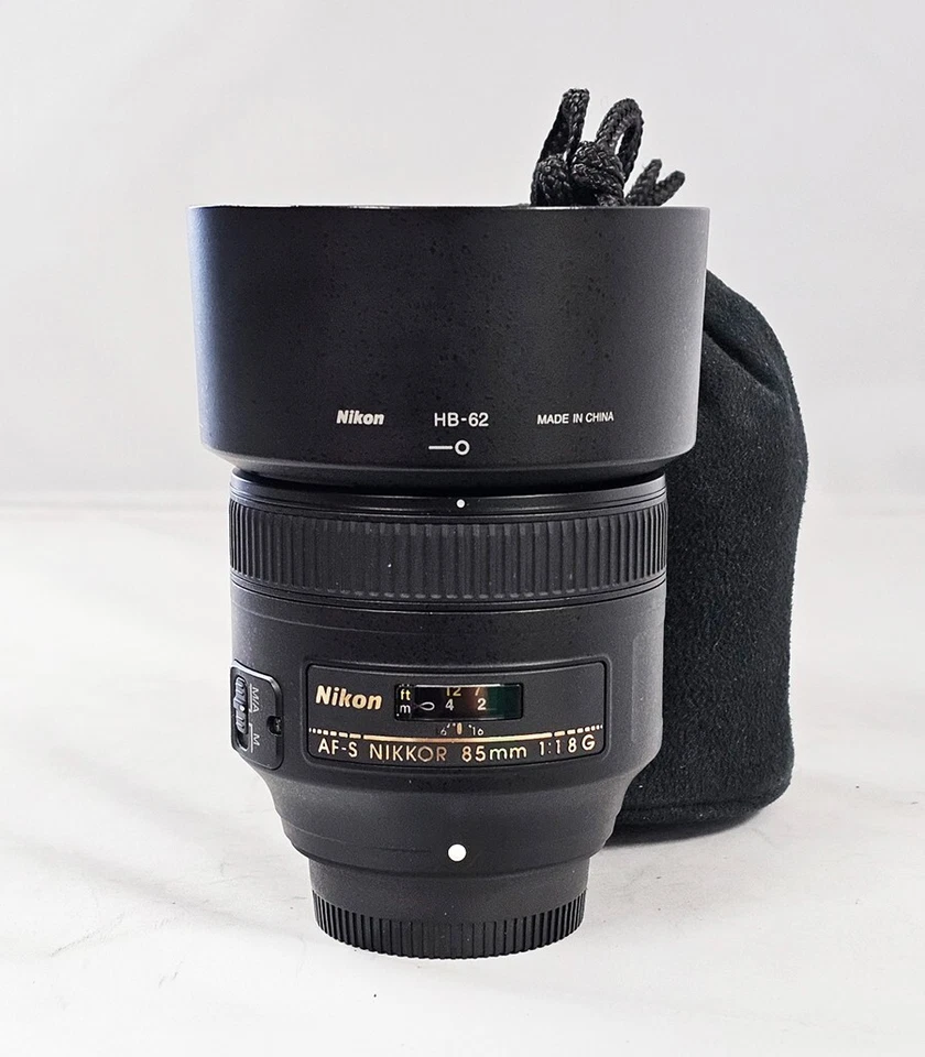 Nikon AF-S NIKKOR 85mm F/1.8G +NIKON POUCH - Image 1 of 1