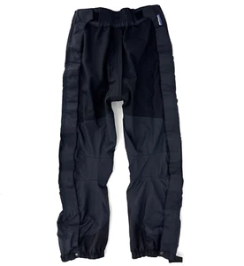 Pantaloni da sci donna Patagonia neri da neve impermeabili taglia 12 full zip sulle gambe - Foto 1 di 12