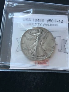 1945S USA, Liberty Walking, Half Dollar - Picture 1 of 8