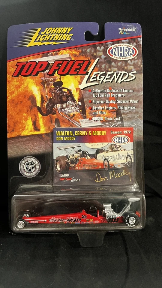 Johnny Lightning NHRA 1972 Season Don Moddy - Walton, Cerny & Moody Top Fuel - Image 1 of 4