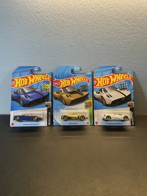 Hot Wheels Pagani Huayra Lot! All Factory Sealed Sticker! Lot Of 3! - Image 1 of 2