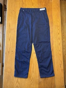 Carhartt FR Navy Blue Cotton Work Pants 32x32 CAT2 NFPA2112 # 371-20 - Picture 1 of 6