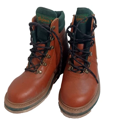 Botas de pesca Hodgman clásicas de cuero con fondo de fieltro talla 6 River Creek Foto 1 de 4