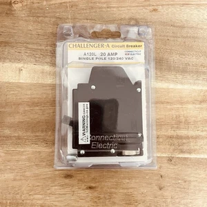 Disyuntor monopolo Connecticut Electric Challenger 20A A120L NUEVO SELLADO - Imagen 1 de 2