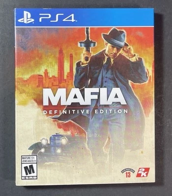 Mafia Definitive Edition [ W/ Cardboard Sleeve ] (PS4) NEW - Image 1 of 4