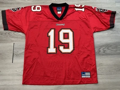 Camiseta de fútbol Adidas talla L - Keyshawn Johnson #19 Tampa Bay Buccaneers Foto 1 de 4