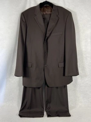 Calça masculina Caravelli 2 peças 48L marrom 43W mistura de poliéster - Imagem 1 de 4