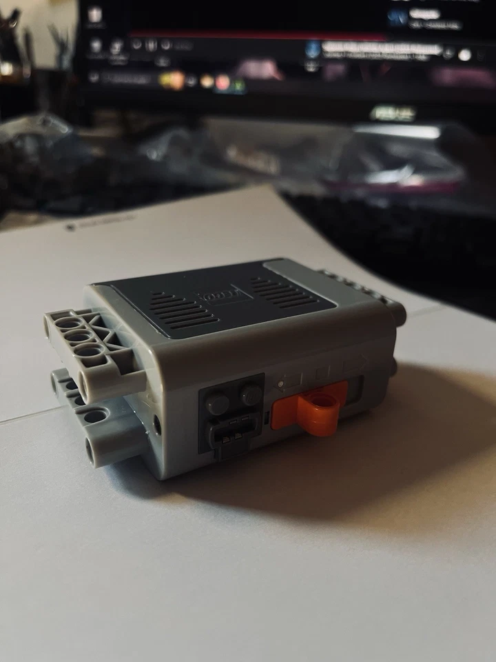 LEGO PART 58119 Battery Box, Power Functions 4 x 11 x 7 with Orange Switch and D - Image 1 of 1