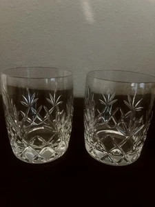 2 Lenox CHARLESTON Double Old Fashioned Crystal Glass 4 in - Replacements - Picture 1 of 2