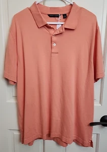 Kenneth Roberts Orange Polo Shirt Mens Size XL Chest 46 Short Sleeve 323-35168 - Picture 1 of 4