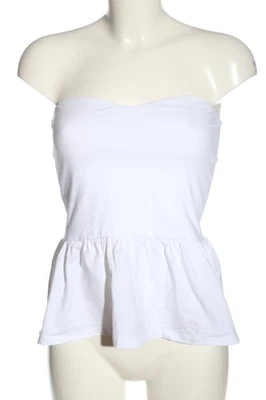 ASOS Top sin hombros Mujeres Top Talla EU 36 blanco look casual - Imagen 1 de 4