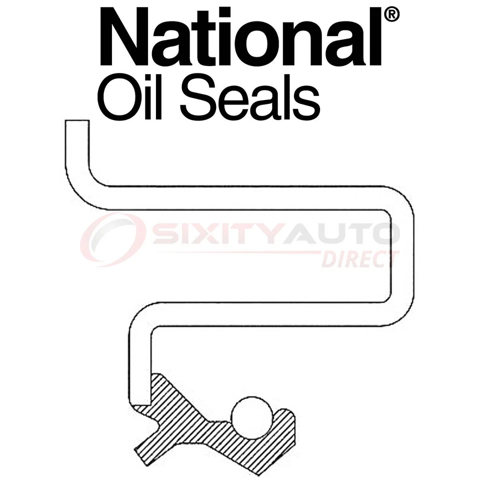 National Auto Transmission Oil Pump Seal for 2003-2005 Land Rover Range dz Foto 1 de 4
