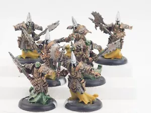 WARMACHINE CRYX BANE THRALLS X 7. BEMALT. Grün 1227 - Bild 1 von 7