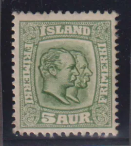 E2584: Island #102 postfrisch, OG, ss, LH; CV 100 $ - Bild 1 von 1