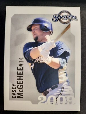 2009 Milwaukee Brewers Police Two Rivers Casey Mcgehee Card - Image 1 of 2