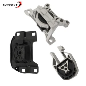 For Ford Escape 2013-2016 1.6L/2017 2018 2019 1.5L 3pc Engine Mount Set - Foto 1 di 12