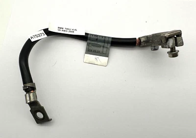 Cable terminal negativo batería maletero trasero OEM 02-08 BMW 745Li 75i 750Li 760Li Foto 1 de 4