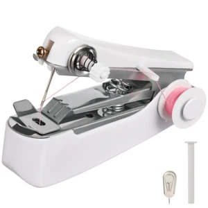 Handheld Sewing Machine Portable Mini Sewing Machine Diy Fabric Clothes Sewing - Picture 1 of 11