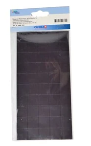 Glorex® Magnet-Plättchen selbstklebend schwarz 20 x 20 mm, 1,2 mm dick, 50 St. - Bild 1 von 1